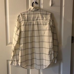 H&M flannel white shirt